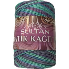 Hobi Dünyası Evim 1 Adet Sultan Batik Ip-Çanta-Şapka-Toka-Sepet-Bileklik Ipi- Renk:mor Mint