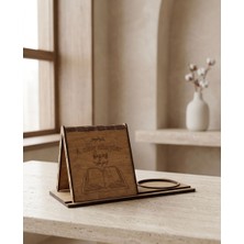 Linea Craft Kupa Tutuculu Üçgen Kitap Standı-A New Chapter Beging