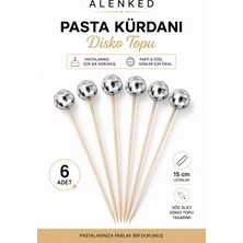Alenked Pasta Kürdanı Disko Topu 15 cm 6'lı