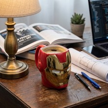 Unbranded Marvel Avengers Iron Man 3D Tasarımlı Porselen Kupa Bardak