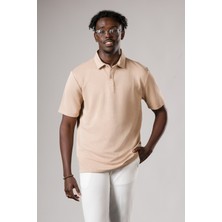 FBI Regular Fit Dokulu Likralı Polo Yaka T-Shirt