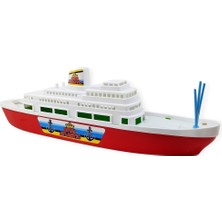 Transatlantik Yolcu Gemisi 45 cm - Kırmızı (Lisinya)
