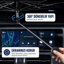 bliss umbrella 360 Derece Dönebilen Saplı ve Yırtmaçlı Büyük Boy Araba Şemsiyesi 140*80cm