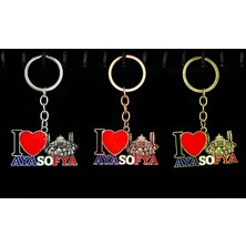 Lovesta Home Metal Ayasofya Anahtarlık
