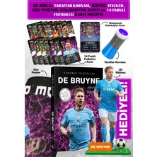 Parodi Yayınları Kevin De Bruyne Futbolcu Kitabı - Maç Kornası, 3D Biblo, Dev Poster, Sticker, 14 Kart ve Koleksiyon Kartı Hediyeli