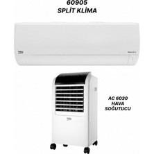 Beko 60905 A++ 9000 Btu Duvar Tipi Klima Ac 6030 Hava Serinletici Hediye