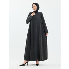 Kadeem Giyim Dilara Cupra Abaya Siyah - 1025