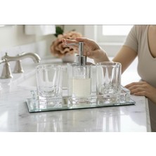 Roykıng Kristal 4 Prç.banyo Seti Whıte