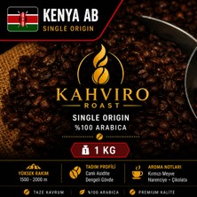 Kahviro Roast Kenya Ab Single Origin Çekirdek Kahve %100 Arabica 1 kg