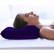 Şişme Kamp ve Yolculuk Yastığı - Ergonomik - Kadife Yüzey