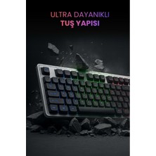 Kablolu Işıklı Gaming Standart Türkçe Q Klavye ve Mouse Seti