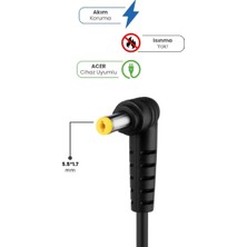 19V 4.74A 5.5 * 1.7mm 90W Acer Için Laptop Adaptör