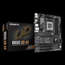 Gigabyte Gıgabyte B650 Ud Ax, 4xddr5, 3xm.2, Dp, Hdmı, Type-C, Wi-Fi 6e, Bluetooth V5.3, Am5 Soket Gamıng Anakart