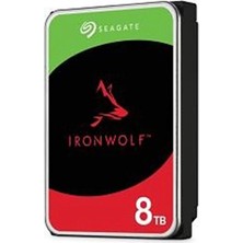 8 Tb Seagate 3.5 Ironwolf Sata3 5400RPM 256MB ST8000VN002 (3 Yıl Resmı Dıst Garantılı)