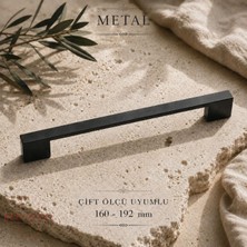 Red Level Köprü Siyah Metal Modern Kulp Modelleri Mutfak Dolap Çekmece Mobilya Kulbu