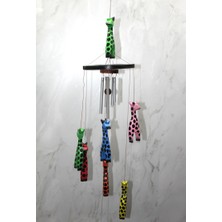 Lovesta Home Ahşap Zürafali Rüzgar Çani