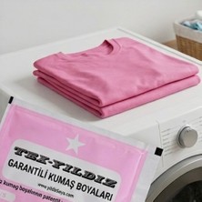 Tek Yıldız 01 - Kumaş Boyası Pembe 11 Gr