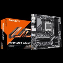 Gigabyte Gıgabyte B850M DS3H, 4xddr5, 2xm.2, 2xdp, Hdmı, Type-C, Am5 Soket Gamıng Anakart