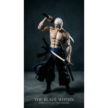 Craftel Roronoa Zoro Üç Kılıç Tarzı Renkli Anime Koleksiyon Figürü 15 cm