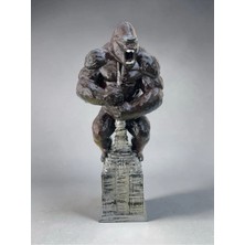 Craftel King Kong Koleksiyonluk Figür Heykel Empire State Dekoratif Biblo 15 cm