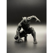 Craftel Black Panther Figür - Kara Panter Aksiyon Pozu Biblo Marvel Avengers Masaüstü Dekoratif Obje Koleksiyonluk