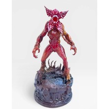 Craftel Stranger Things Demogorgon Figürü 15 cm Diorama Standlı Biblo - Özel Seri