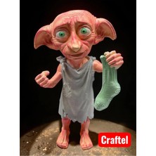 Craftel Harry Potter Dobby Figür Ev Cini Çoraplı Maket Biblo Koleksiyonluk Hediyelik Eşya Heykel 15 cm