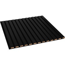 Masay Akustik Duvar Paneli - 60X280 cm - Siyah - 8 mm Kalınlık