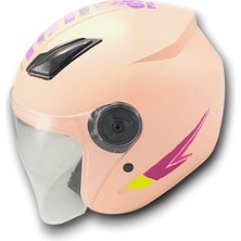 Monero Yazlık Açık Kask Pembe