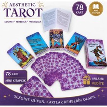LUXMON Aesthetic Tarot Kartı Destesi 78 Kart ve Mini Kitapçık