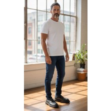 Eforia 2611 Siyah Hakiki Deri Tam Ortopedik Casual Günlük Erkek Ayakkabı