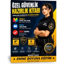 Enine Boyuna Eğitim Özel Güvenlik Hazırlık Kitabı Büyük Boy (Renkli Konu Anlatımı)