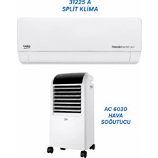 Beko 31225 A Ekolojik A++ 12000 Btu Duvar Tipi Klima Ac 6030 Hava Serinletici Hediye