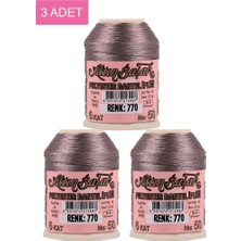 Beta Moda Hub 3 Adet Altınbaşak Oya ve Dantel Ipi 20 gr - Royaleks - No: 770