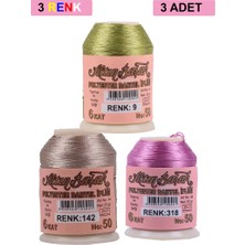 Beta Moda Hub 3 Adet Altınbaşak Oya ve Dantel Ipi 20 gr - Royaleks - No: 142 - 318 - 009