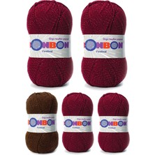 Beta Moda Hub 5 Adet Festival Simli Örgü Ipi Yünü Renk NO:220