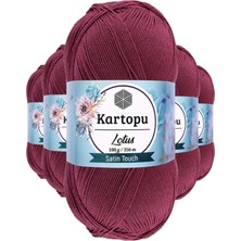 Beta Moda Hub 5 Adet Lotus Bikini Büstiyer Bluz Örgü Ipi  K756 Begonvil