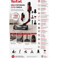 Tefal 60 Dakika Çalışma Süresi, Flex Boru Tasarımı, LED Motorlu Başlık, Evcil Hayvan Tüylerine Özel Aksesuarlar ve Akıllı Emiş Gücü Ayarı.
