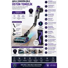 Shark Otomatik Toz Boşaltma Istasyonu, Duoclean Detect Çift Fırça Teknolojisi, Evcil Hayvan Tüylerine Özel Başlık, Akıllı Sensörler ve Üst Düzey Halı Temizleme Performansı