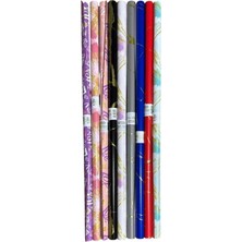 Vagon Ambalaj Kağıdı Kuşe Paketleme Kağıdı 70X100CM S-025 Karışık - 6 Adet