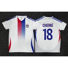 Rodak Spor Rayan Cherki 18 Lyon Nostalji Futbol T-Shirt