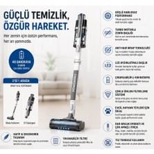 Shark Anti Hair Wrap Teknolojisi, Turbo Motorlu Başlık, LED Aydınlatma, Çıkarılabilir Batarya, El Süpürgesi Fonksiyonu, Halı ve Sert Zeminlerde Güçlü Temizlik Performansı