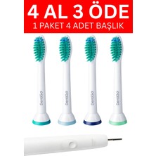 DentiGo Diş Fırçası Başlığı - Philps Uyumlu - 4’lü Set