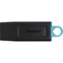 Kingston 64GB USB 3.2 Exodia Datatraveler Exodia (Black + Teal)
