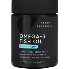 Sports Research Alaskan Omega 3 Fish Oil 60 Softgels