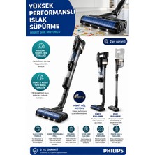 Philips 9000 Serisi , Otomatik Temizleme ve Şarj Istasyonu​,aquatrıo Kablosuz Dikey Süpürge