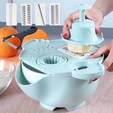baytoptan Çok Fonksiyonlu Salata Aparatı - Süzgeçli Doğrayıcı Kase