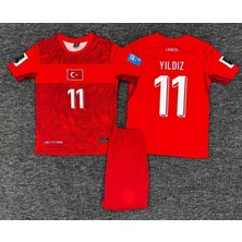 Rodak Spor Kenan Yıldız 11  Dünya Kupası 2026 Milli Takım Şortlu Çocuk T-Shirt