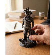 Craftel Dragon Ball Z Goku Gümüş Kaplama 10 cm Anime Koleksiyon Figürü