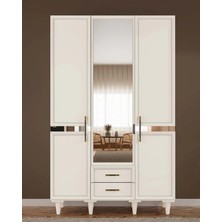 Miracool Kardelen 3 Kapaklı Gardrop / Dolap / Komple Mdf